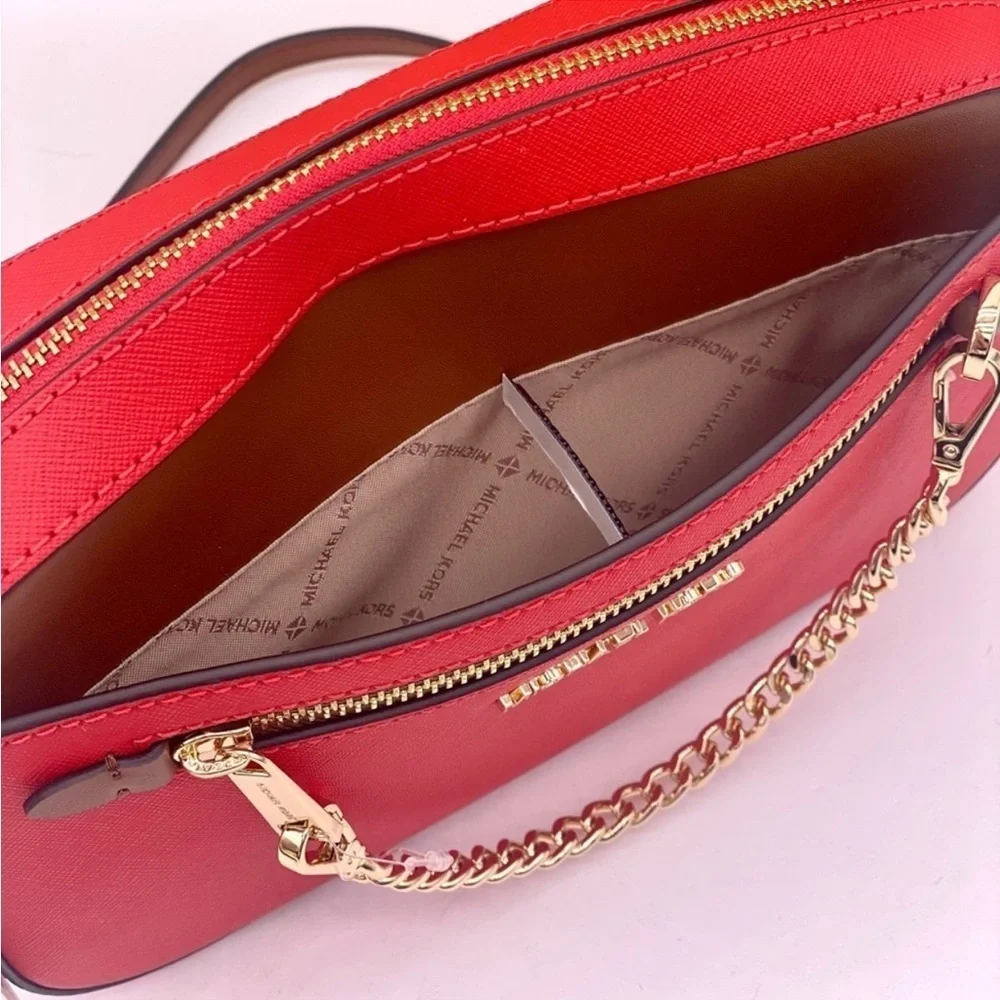 Michael Kors Jet Set Travel East West Zip Chain Crossbody